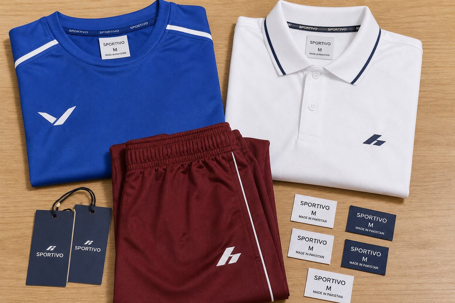 OEM private label sportswear presentation